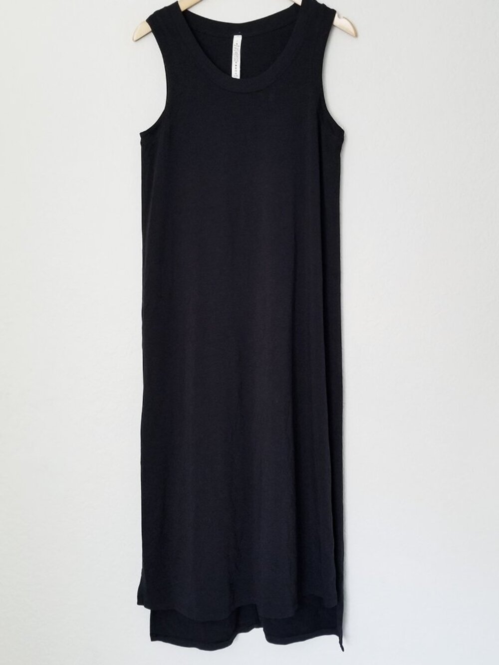 Lululemon All Yours Midi Tank Dress Black 6 Vitasea Athleisure Minimalist $98 - Picture 4 of 16